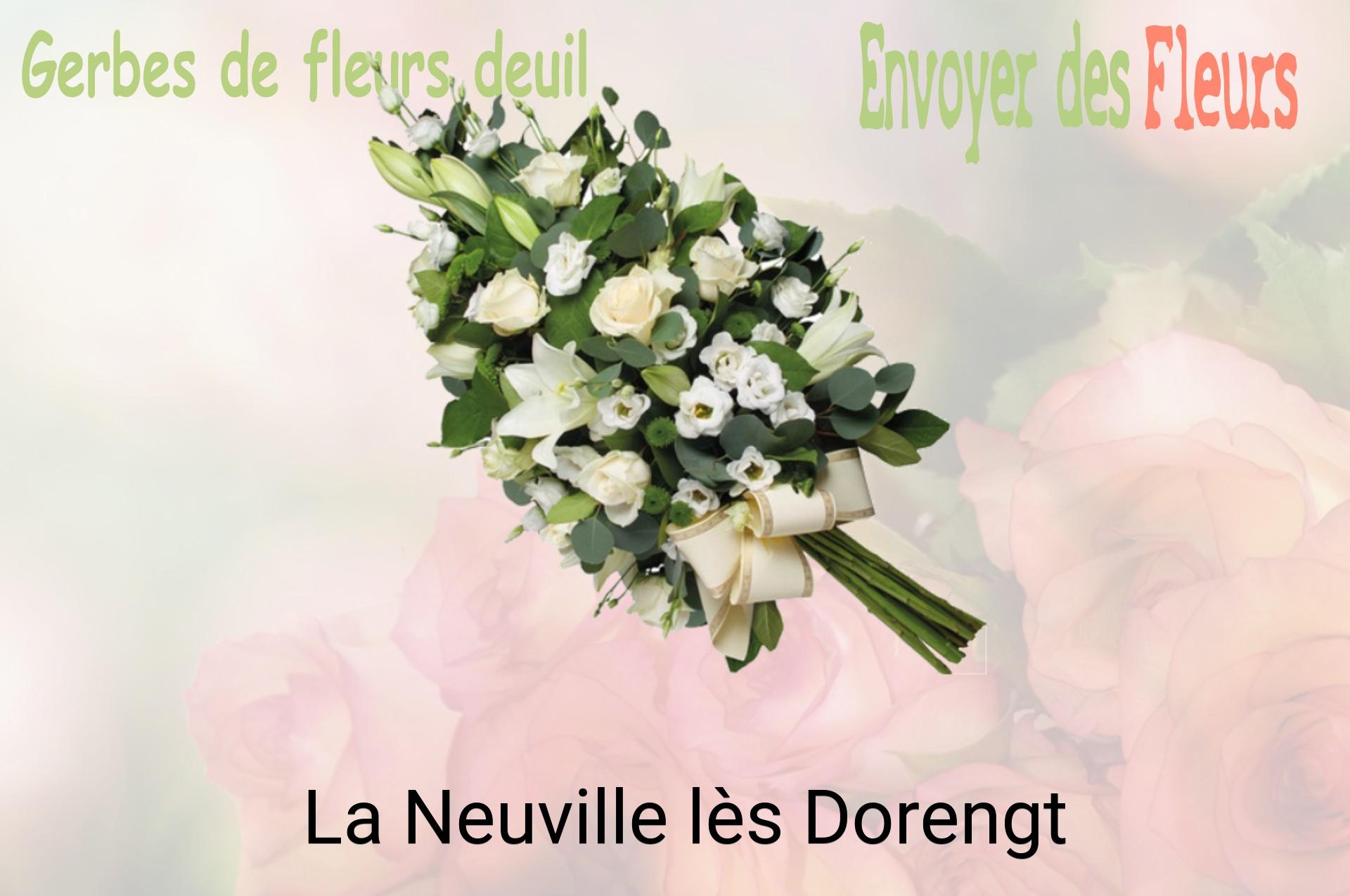 Gerbe de fleurs de deuil livrée à La Neuville-lès-Dorengt